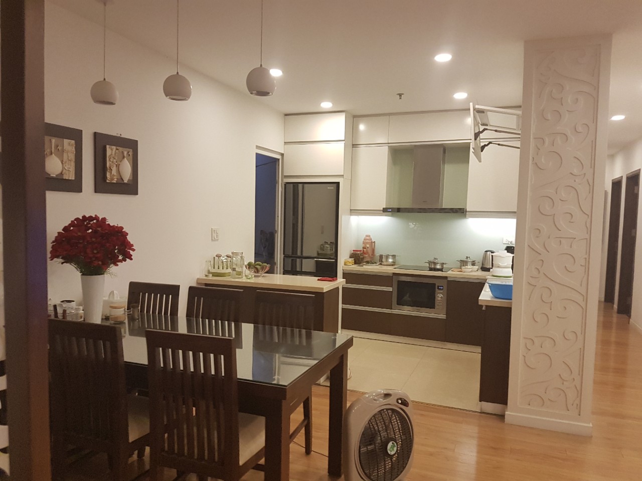Apartment with 3 bedrooms for rent in Golden Palace 1
