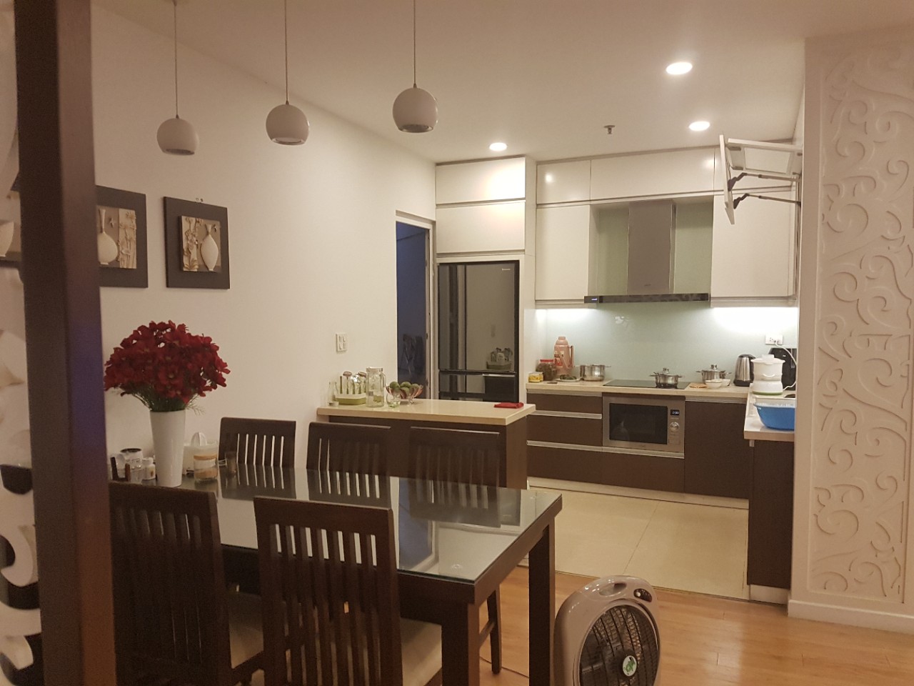 Apartment with 3 bedrooms for rent in Golden Palace 1